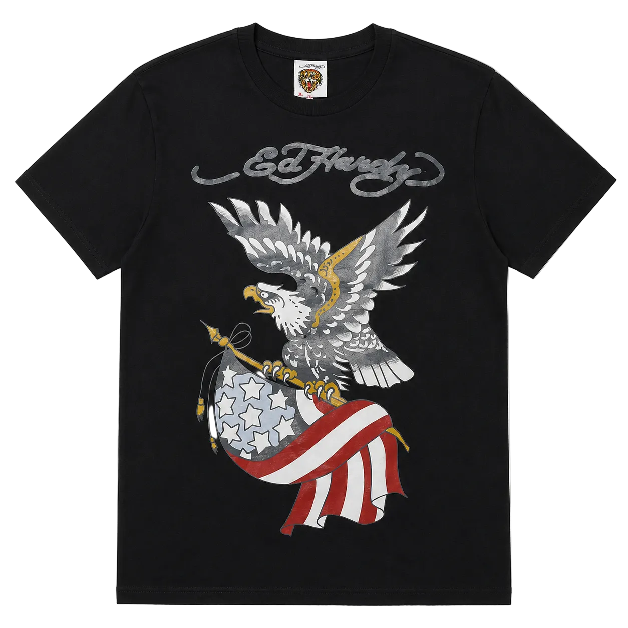 ED HARDY USA FLAG TEE (XL)