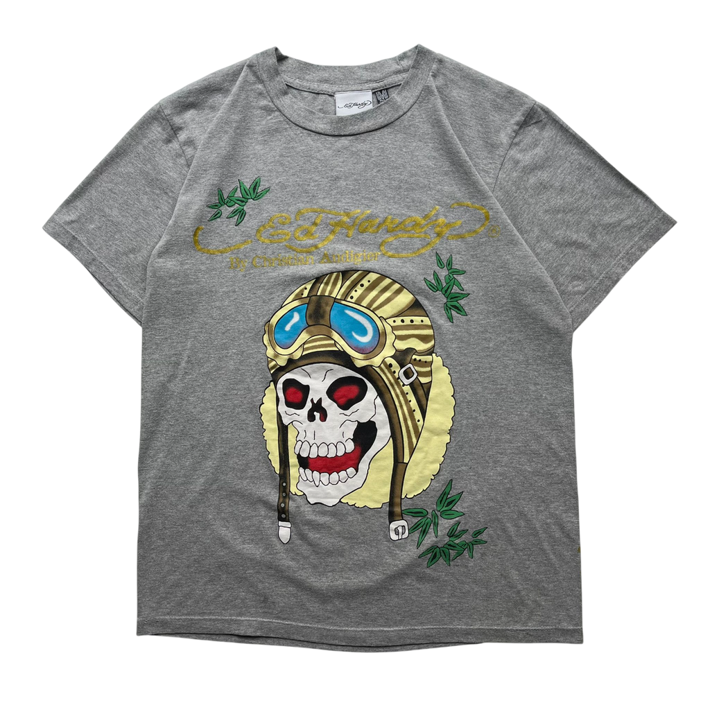 ED HARDY SKULL AVIATOR TEE (M)