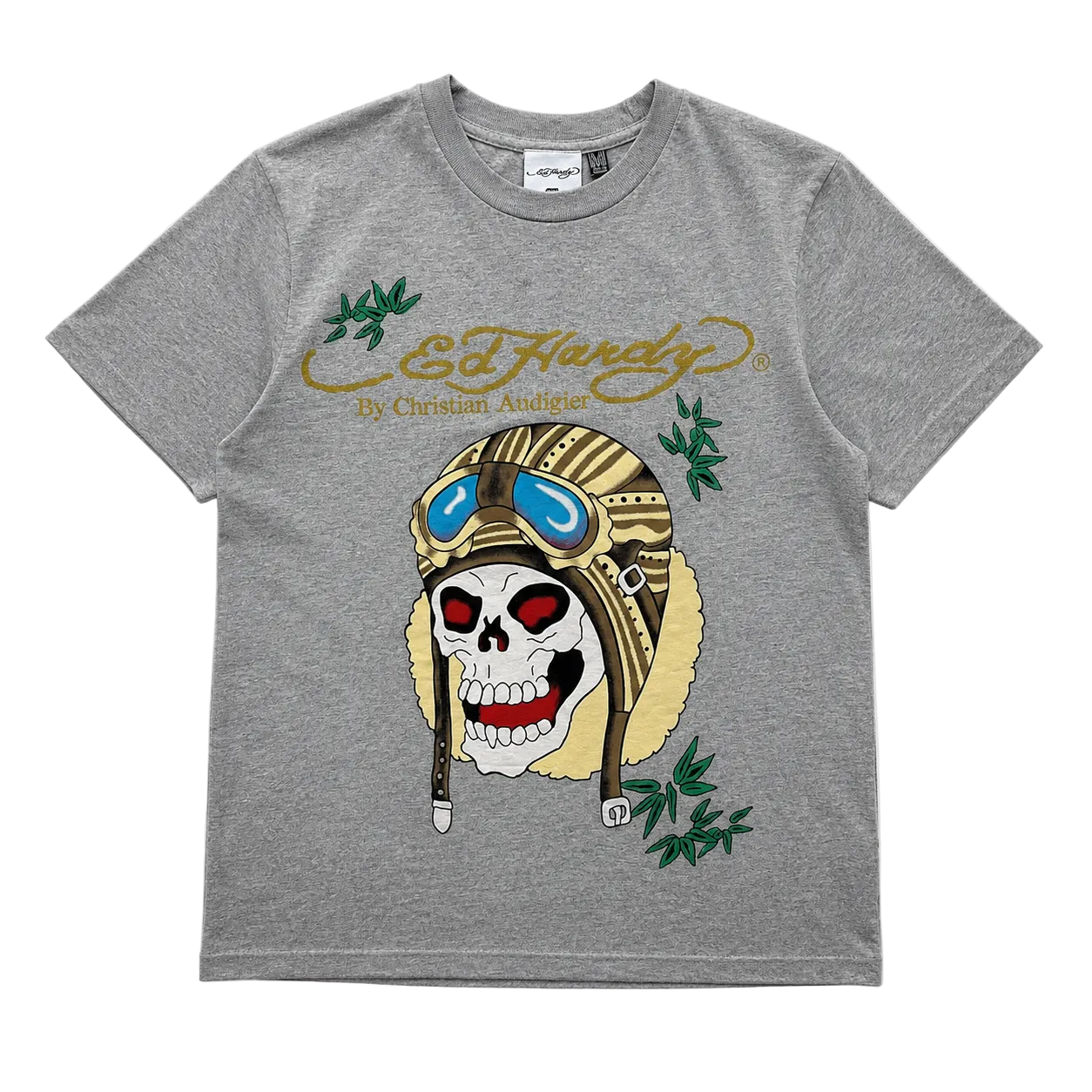 ED HARDY SKULL AVIATOR TEE (M)