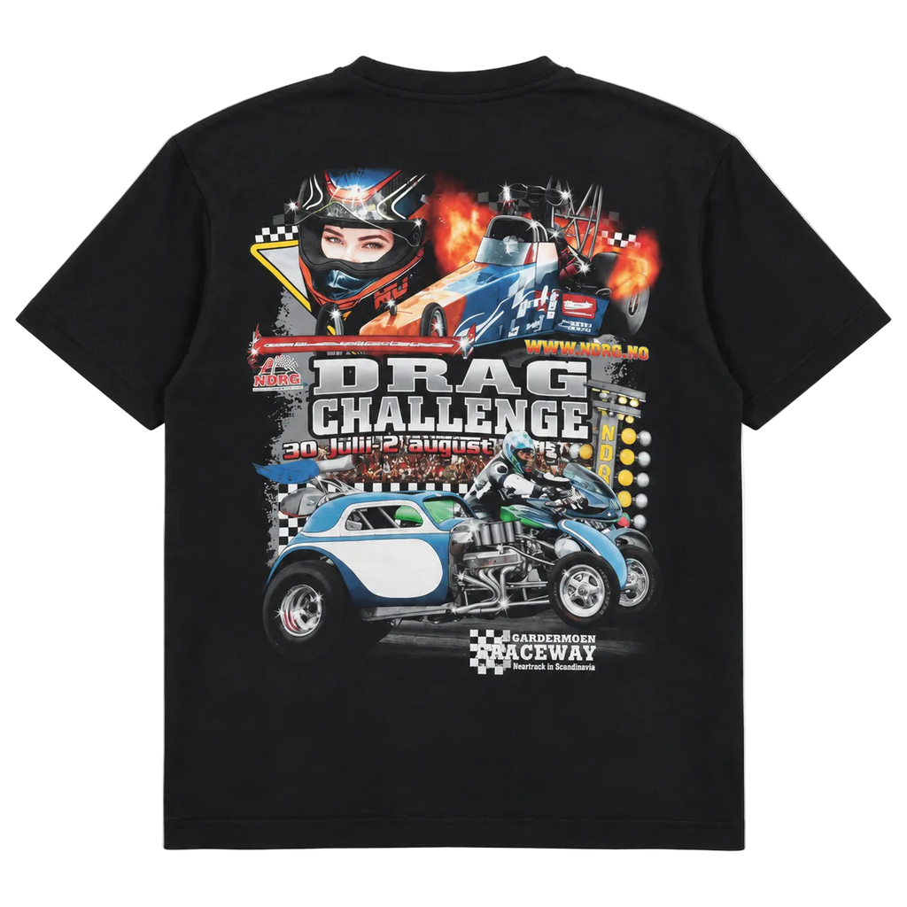 DRAG CHALLENGE GARDERMOEN RACEWAY AKAMA TEE (L)