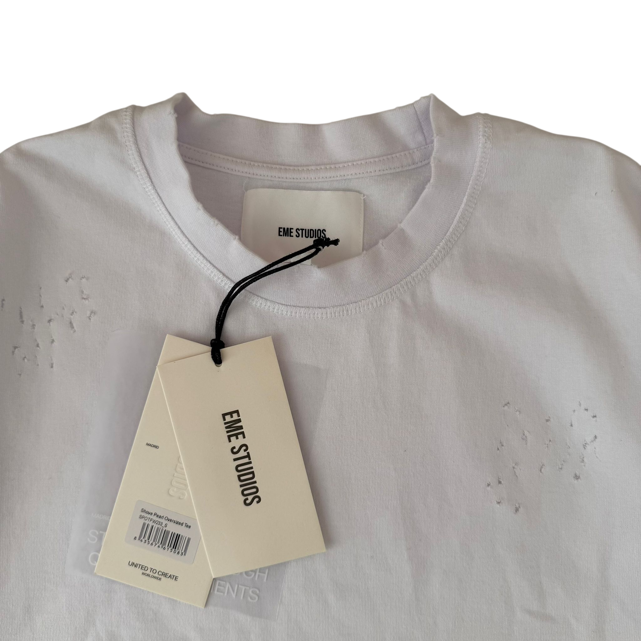 EME STUDIOS SHOVE PEARL OVERSIZED TEE (S)