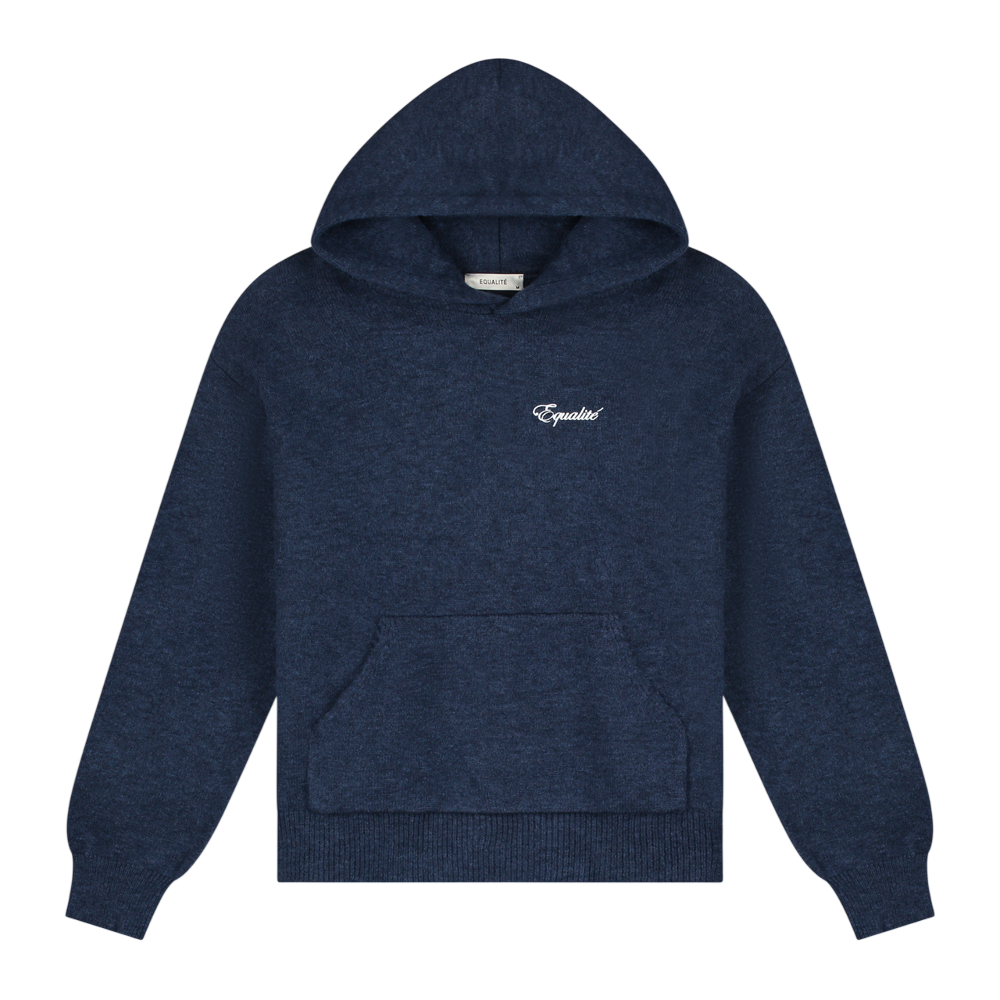 EQUALITE FLUFFY KNIT HOODIE (M)