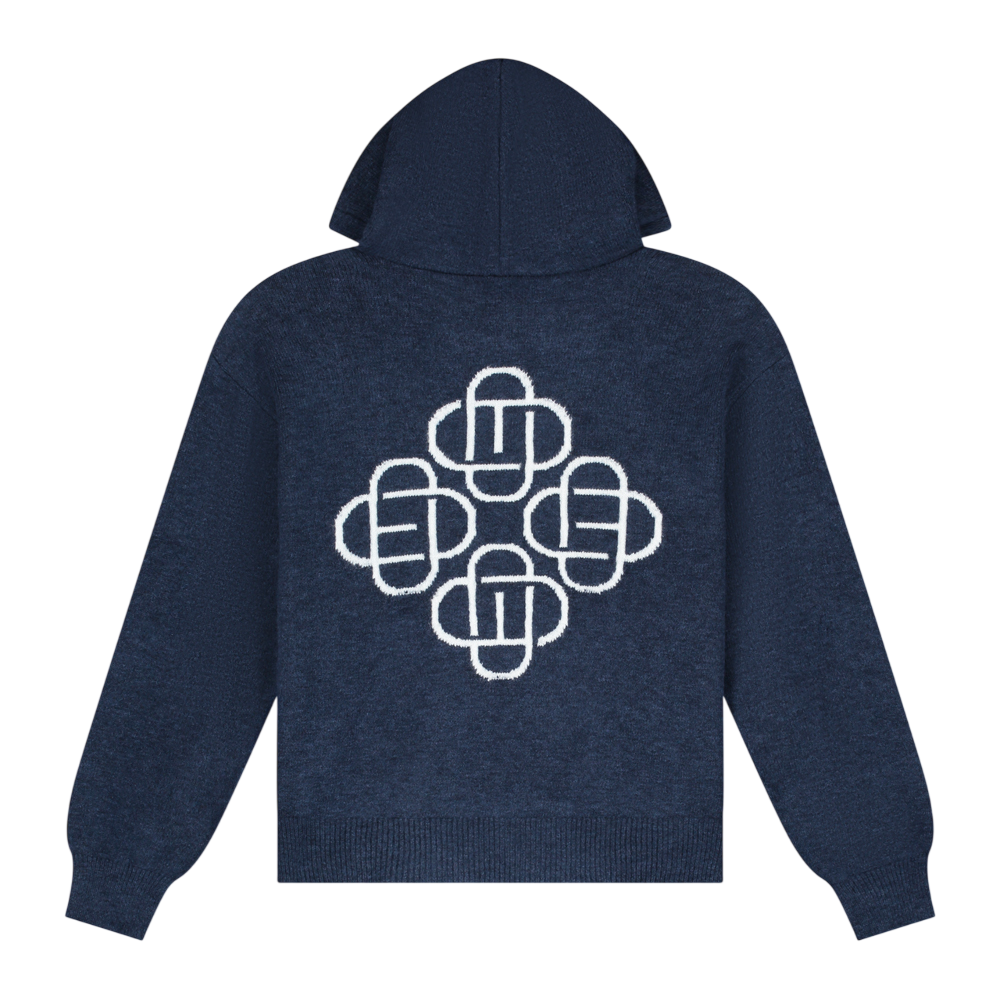 EQUALITE FLUFFY KNIT HOODIE (M)