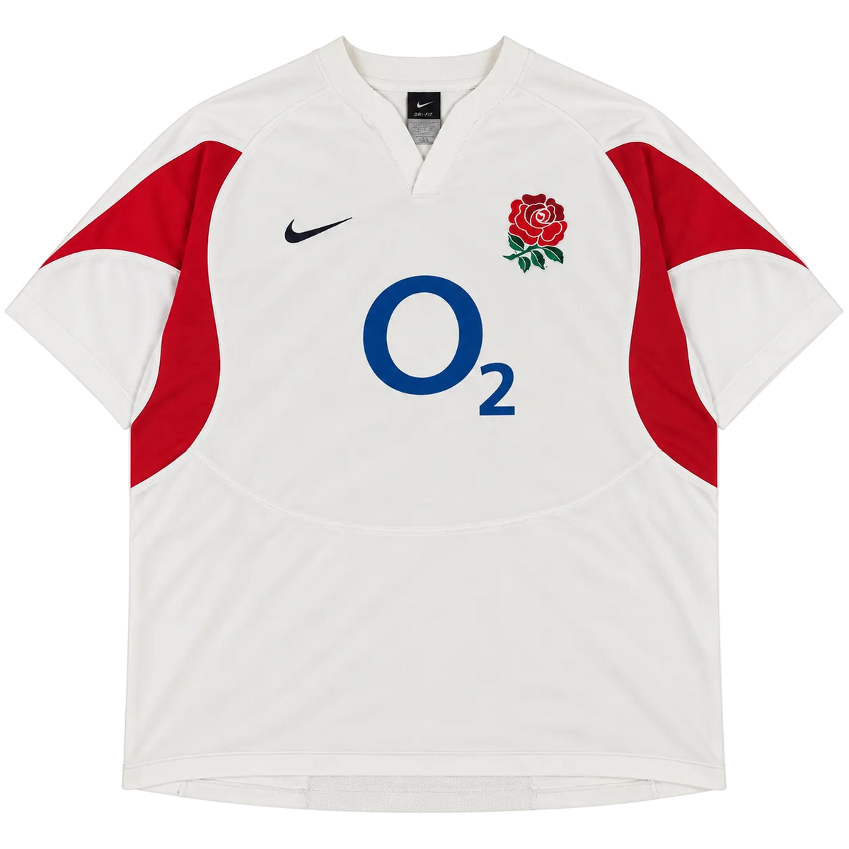 NIKE ENGLAND RUGBY O2 JERSEY TEE (XXL)