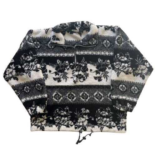 HOT-SPORTSWEAR SHERPA FLEECE QUARTER ZIP (S)