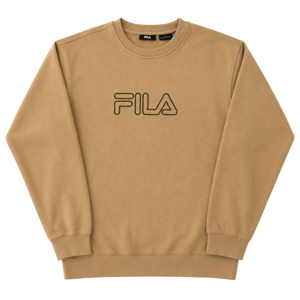 FILA EMBROIDERED BIG LOGO SWEATER (L)
