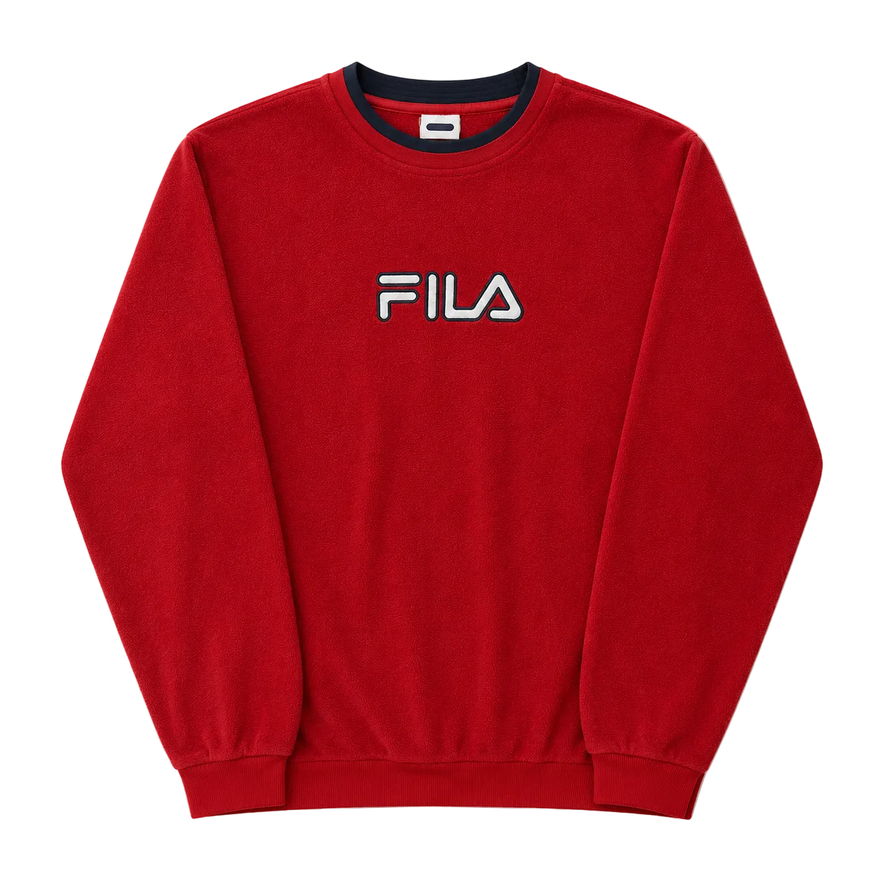 FILA SPELL OUT LOGO FLEECE SWEATER (S)