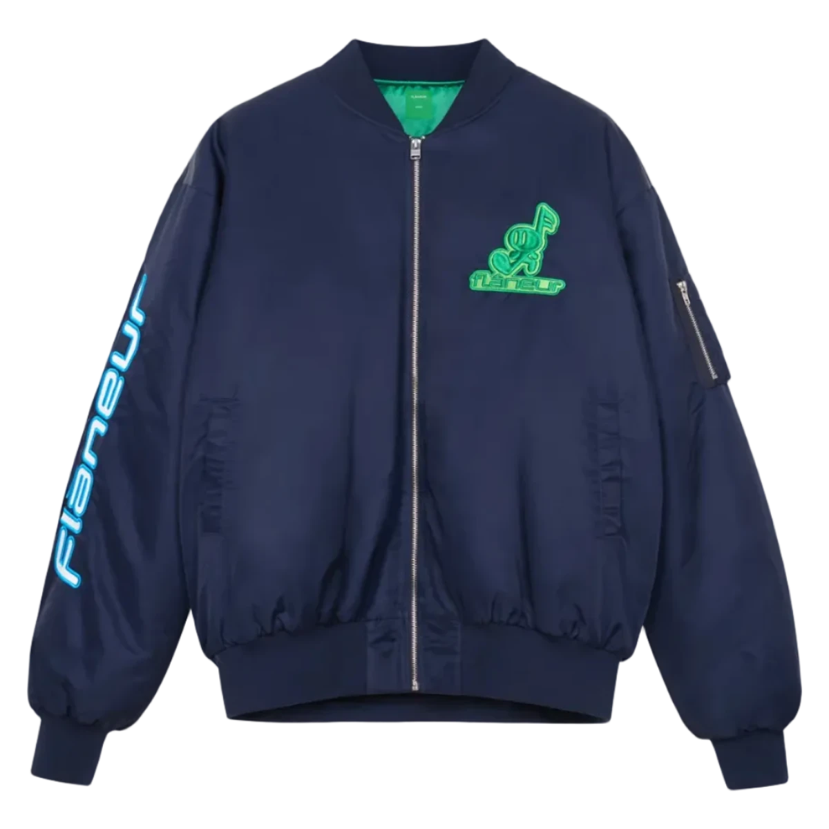 FLANEUR MUSIC OVERSIZED BOMBER JACKET (XXL)