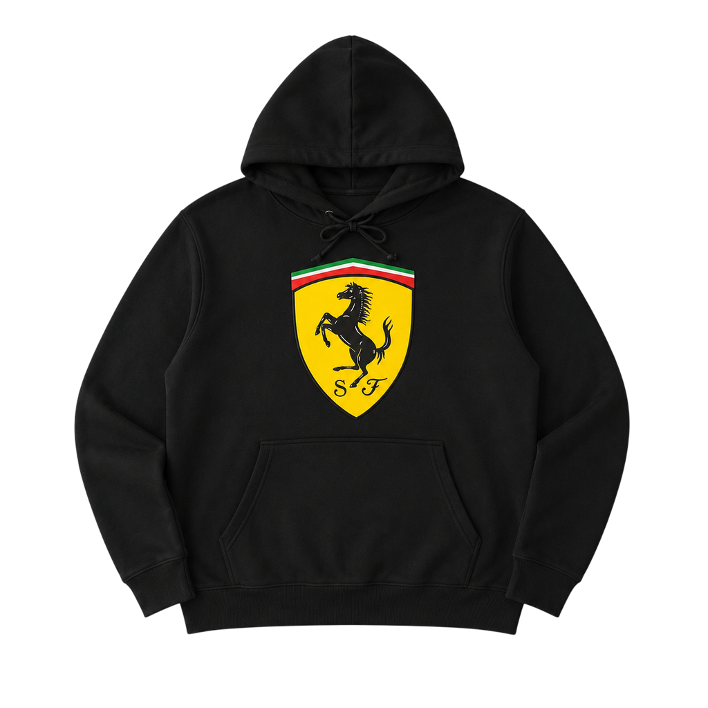 SCUDERIA FERRARI SHIELD HOODIE (L)