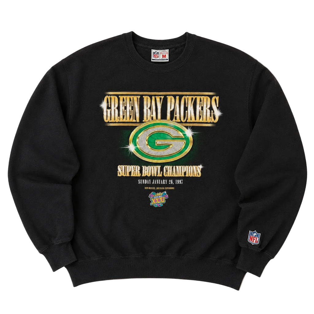 GREEN BAY PACKERS SUPER BOWL 1997 GRAPHIC SWEATER (M)