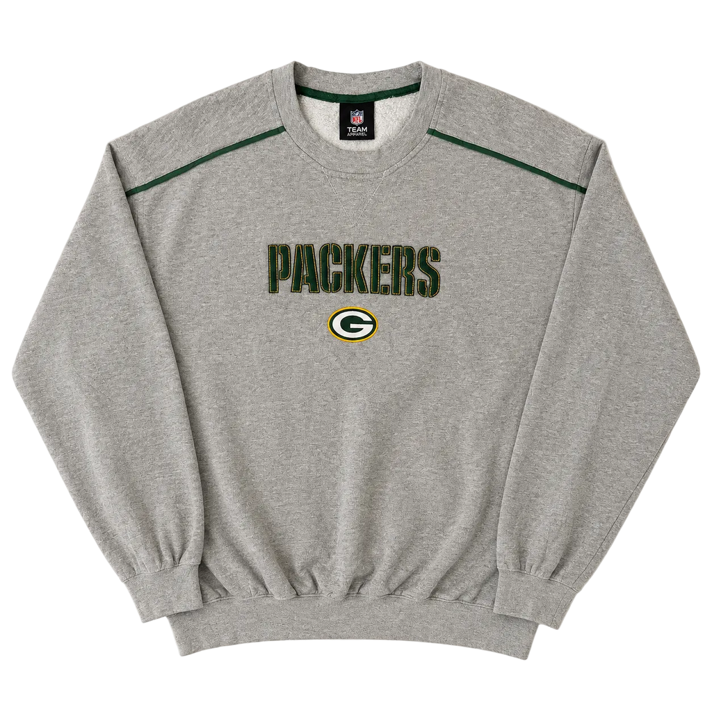 GREEN BAY PACKERS SPELL OUT LOGO SWEATER (L)