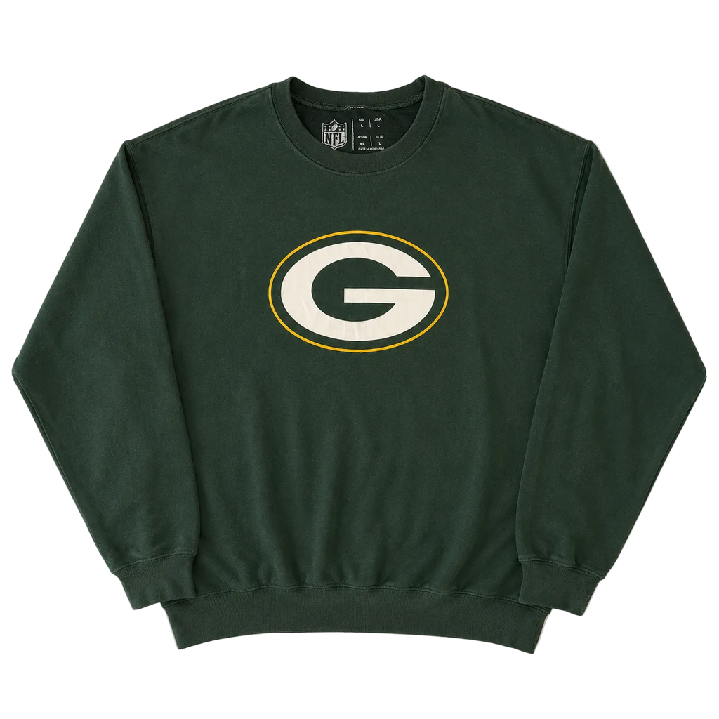 GREEN BAY PACKERS BIG LOGO SWEATER (L)