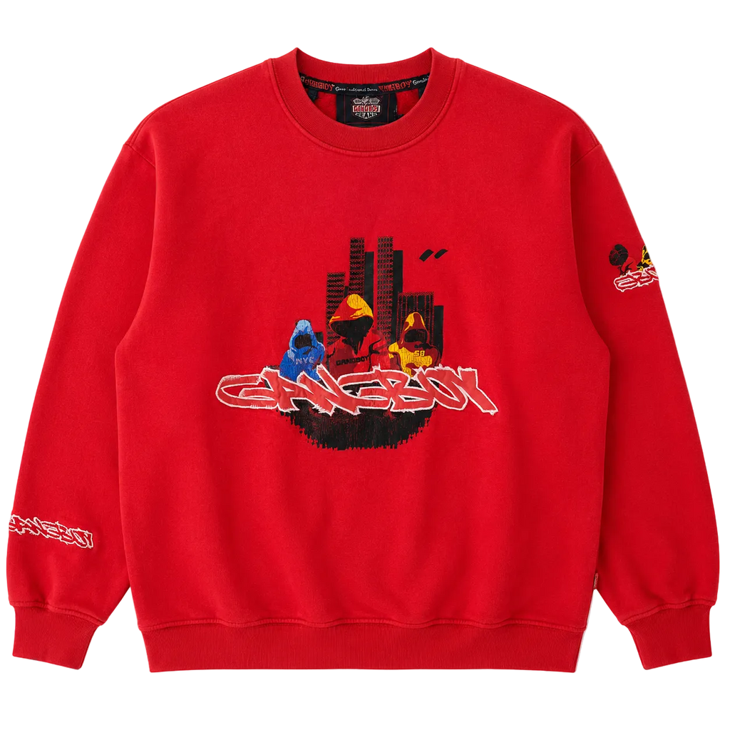 GANGBOY JEANS GRAPHIC SWEATER (S)
