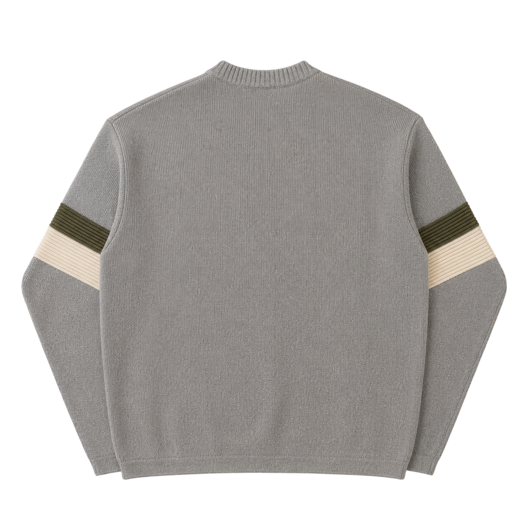 GOTCHA EMBROIDERED LOGO KNIT SWEATER (L)