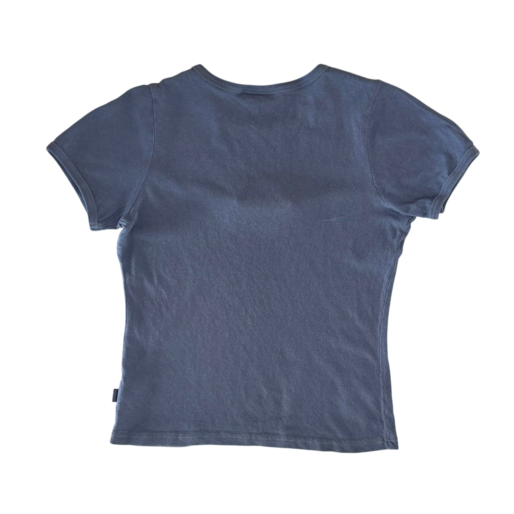 GHANDA RIBBED LOGO TEE (XS)