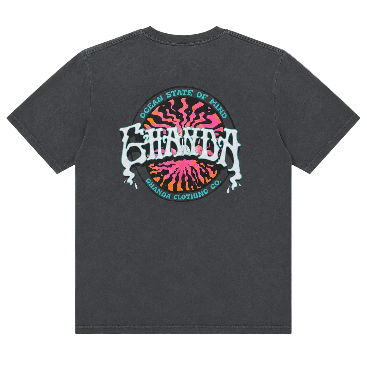 GHANDA OCEAN STATE OF MIND GRAPHIC TEE (M)