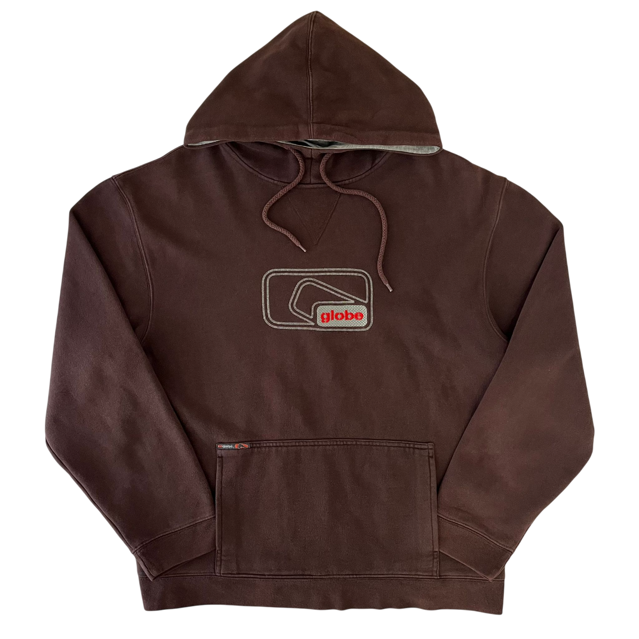 GLOBE SKATE EMBROIDERED LOGO HOODIE (M)