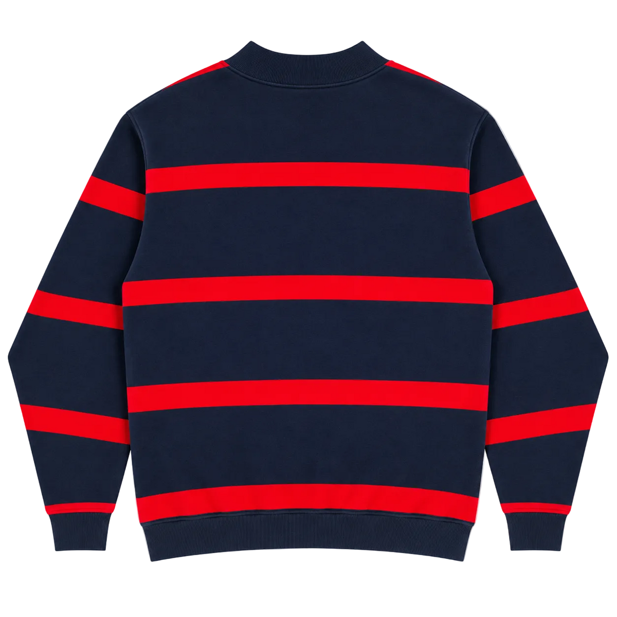 STANDARD ISSUE STRIPED MOCK NECK SWEATER (XL)