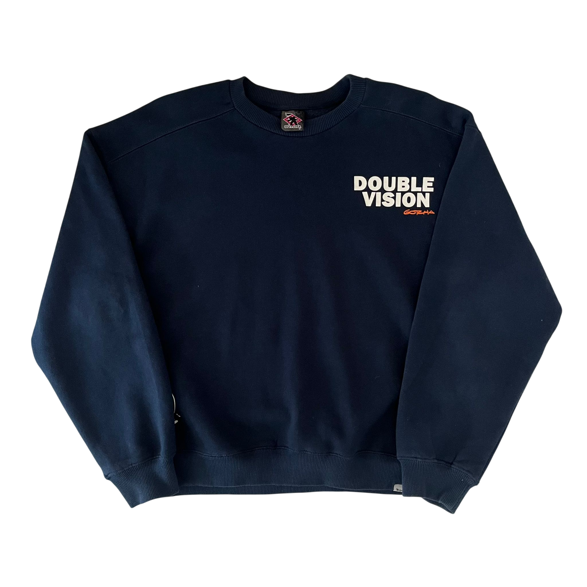 GOTCHA DOUBLE VISION GRAPHIC LOGO SWEATER (M)