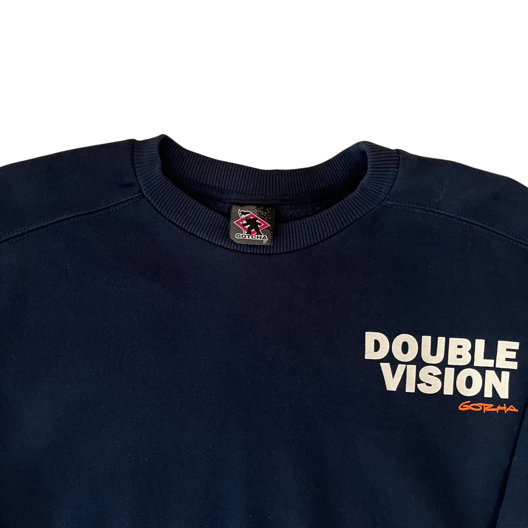 GOTCHA DOUBLE VISION GRAPHIC LOGO SWEATER (M)
