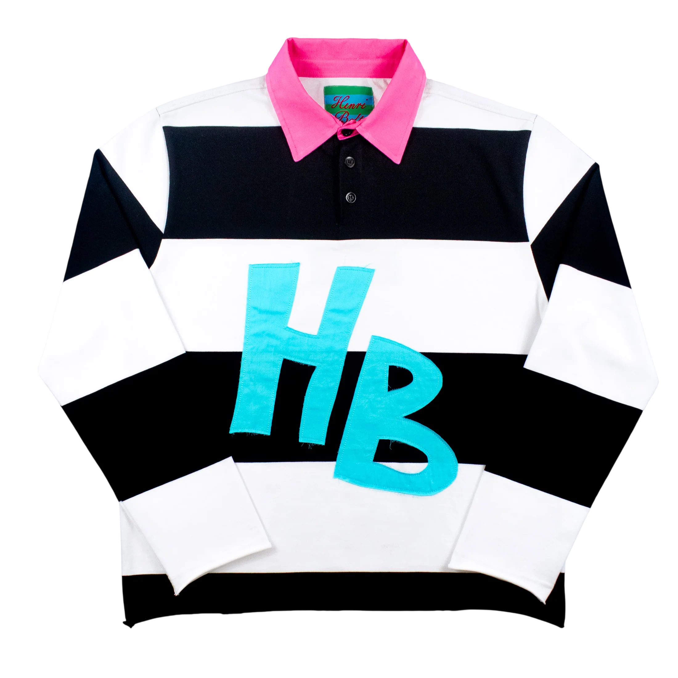 HENRI BOLT CONTRASTE CLASSIQUE POLO SWEATER (S)