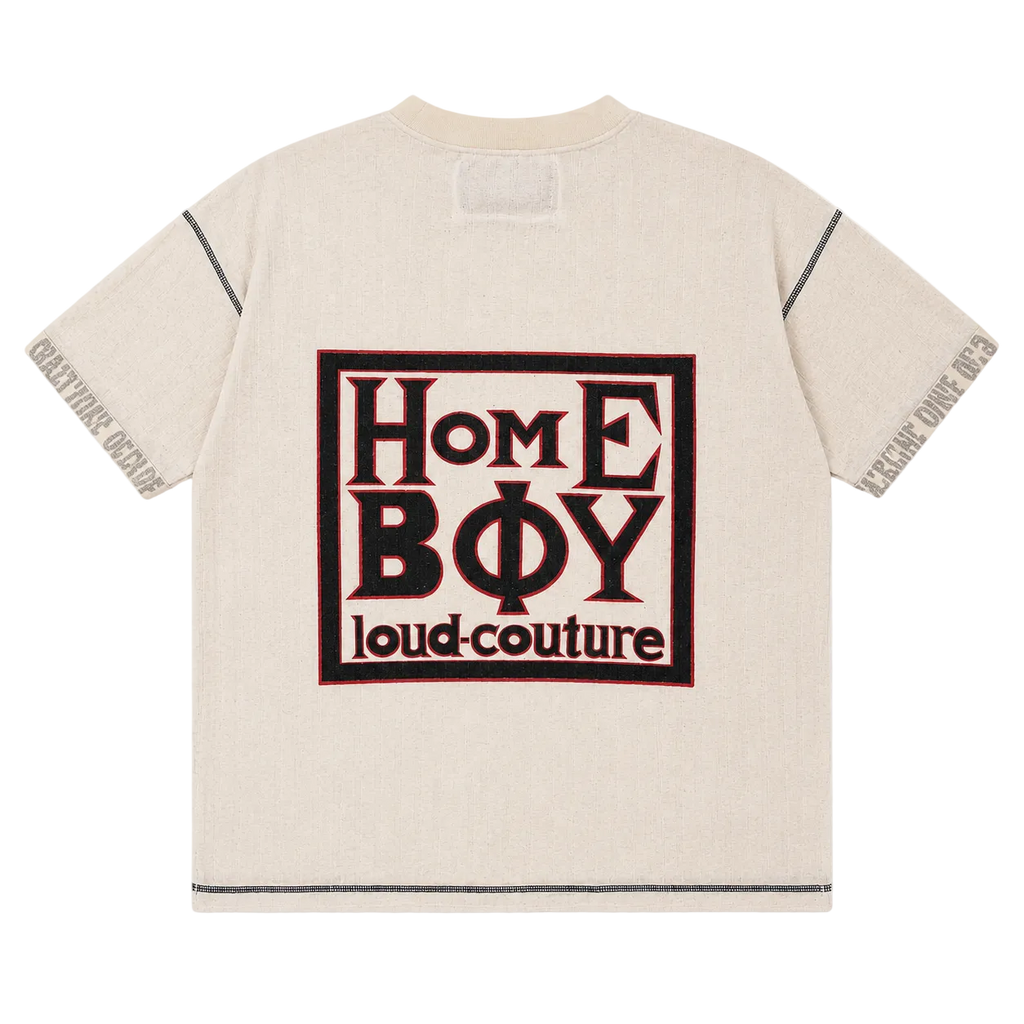 HOMEBOY LOUD-COUTURE LOGO TEE (L)