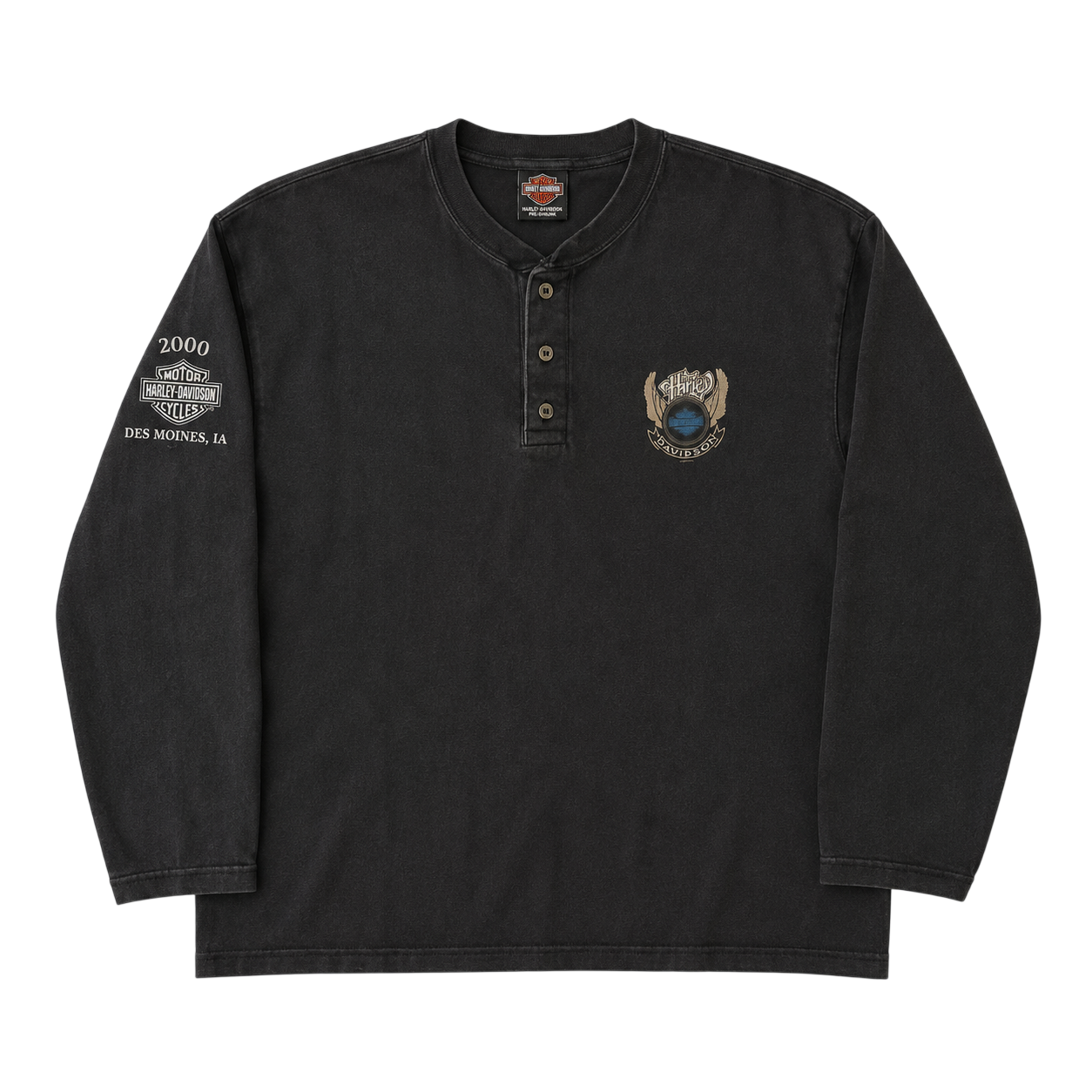 HARLEY DAVIDSON DES MOINES IA 2000 LONGSLEEVE (XL)