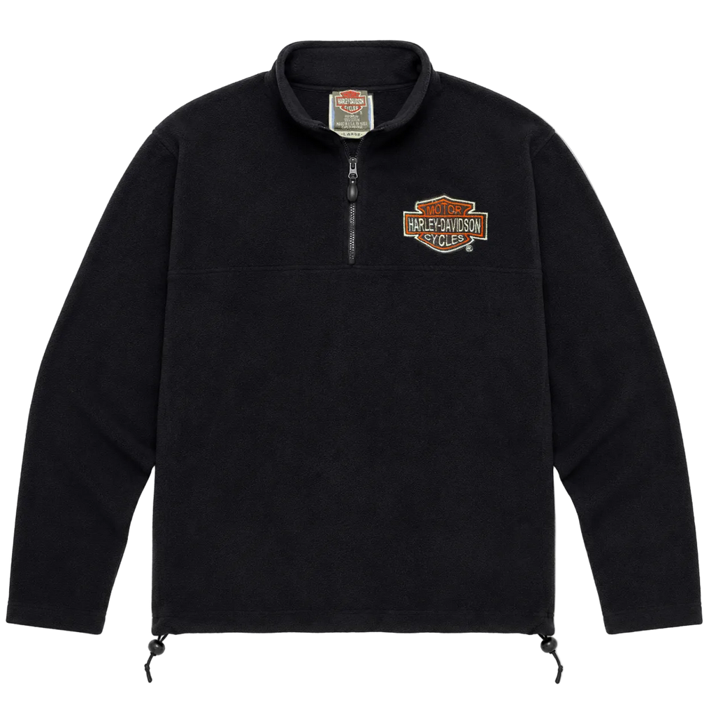 HARLEY DAVIDSON QUARTER ZIP SWEATER (L)