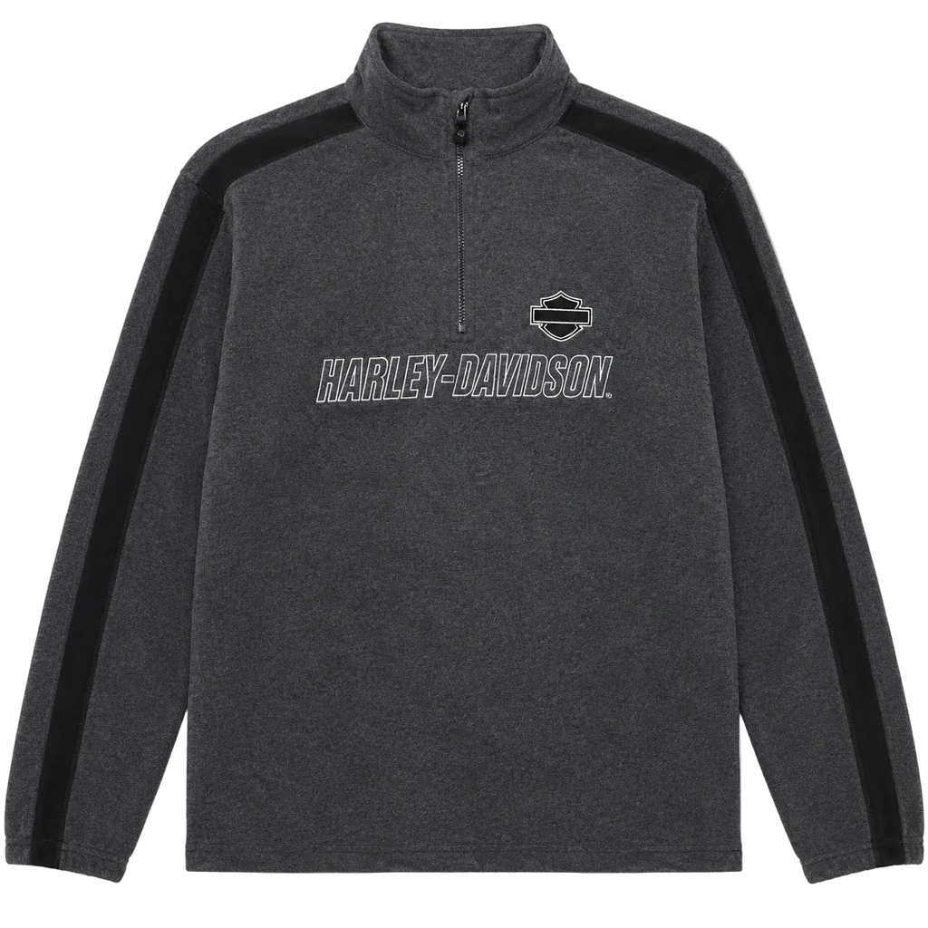 HARLEY DAVIDSON QUARTER ZIP SWEATER (L)