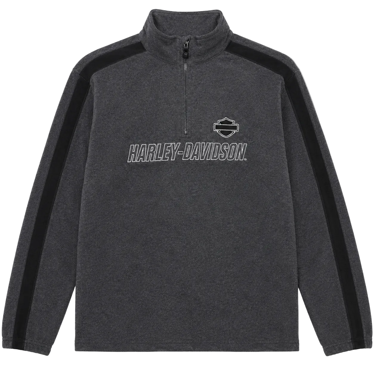 HARLEY DAVIDSON QUARTER ZIP SWEATER (L)