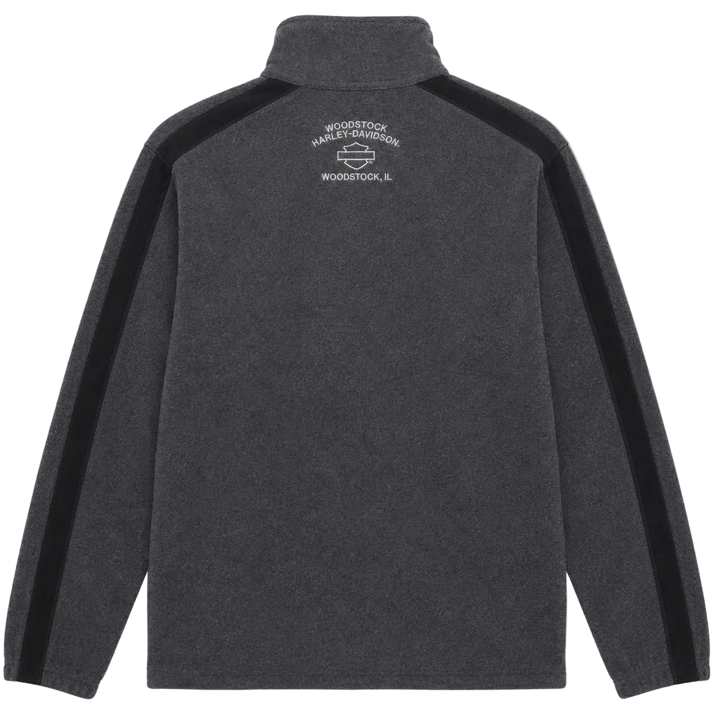 HARLEY DAVIDSON QUARTER ZIP SWEATER (L)