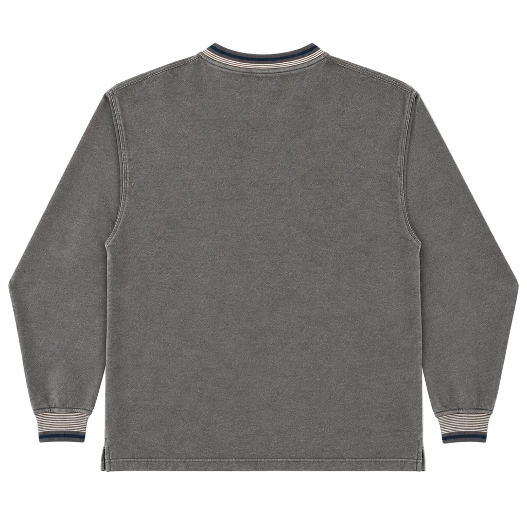 HARLEY DAVIDSON WASHED V-NECK LOGO SWEATER (L)