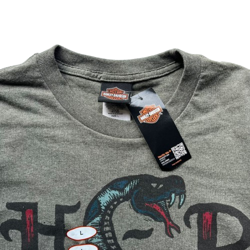 HARLEY DAVIDSON PAWTUCKET SNAKE TEE (L)