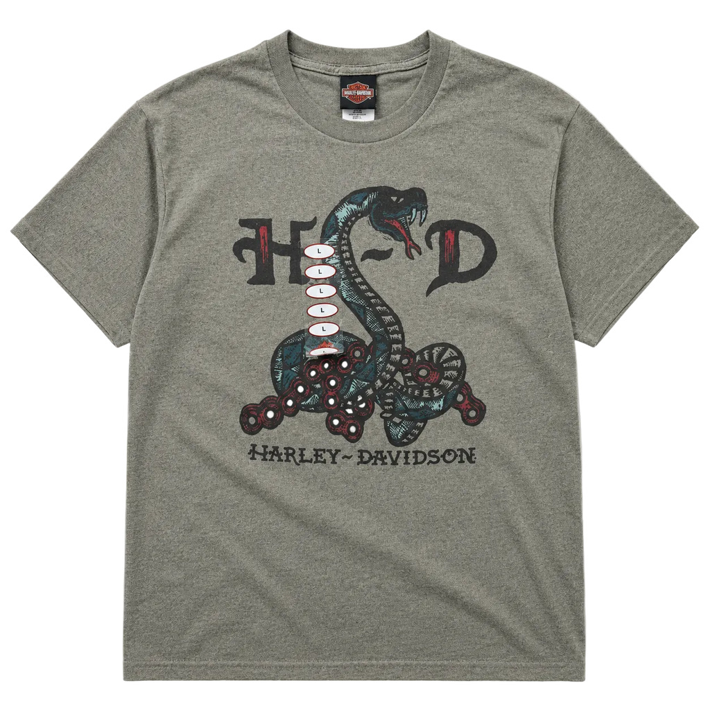 HARLEY DAVIDSON PAWTUCKET SNAKE TEE (L)