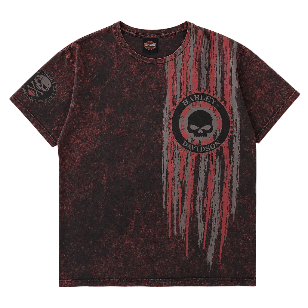 HARLEY DAVIDSON ACID WASH BUDAPEST TEE (XL)