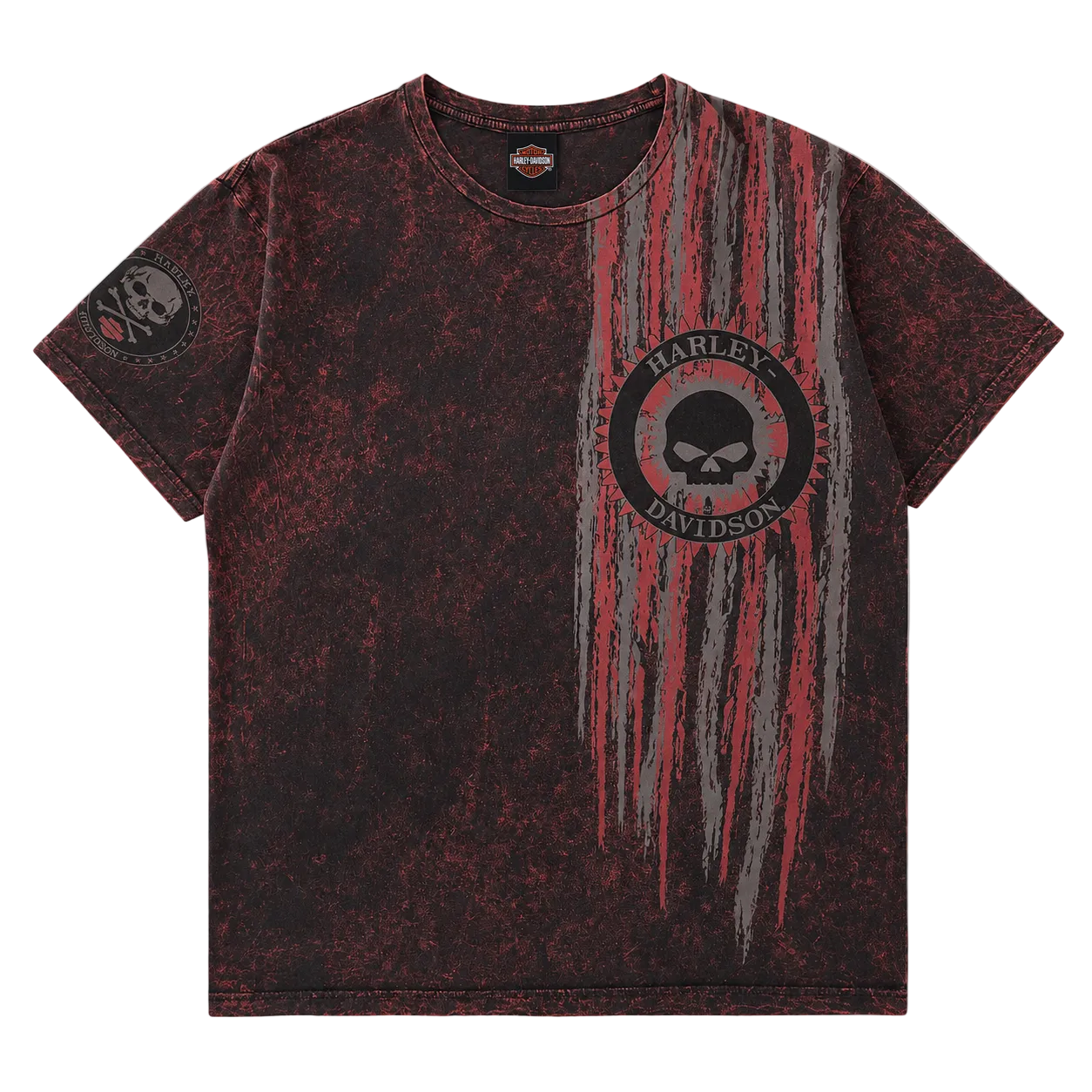 HARLEY DAVIDSON ACID WASH BUDAPEST TEE (XL)
