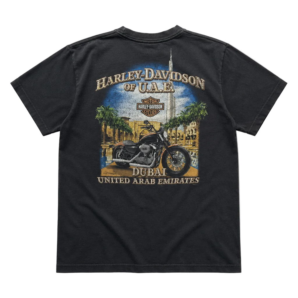 HARLEY DAVIDSON DUBAI GRAPHIC TEE (S)