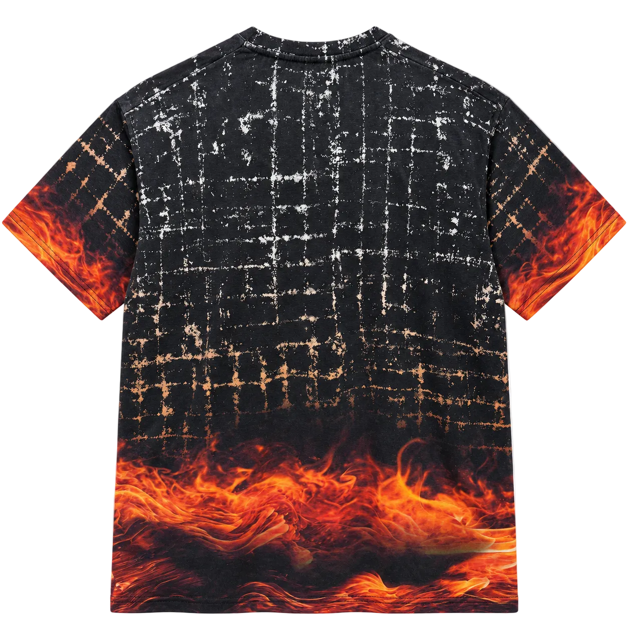 HARLEY DAVIDSON FLAME SKULL BIKER GRAPHIC TEE (3XL)