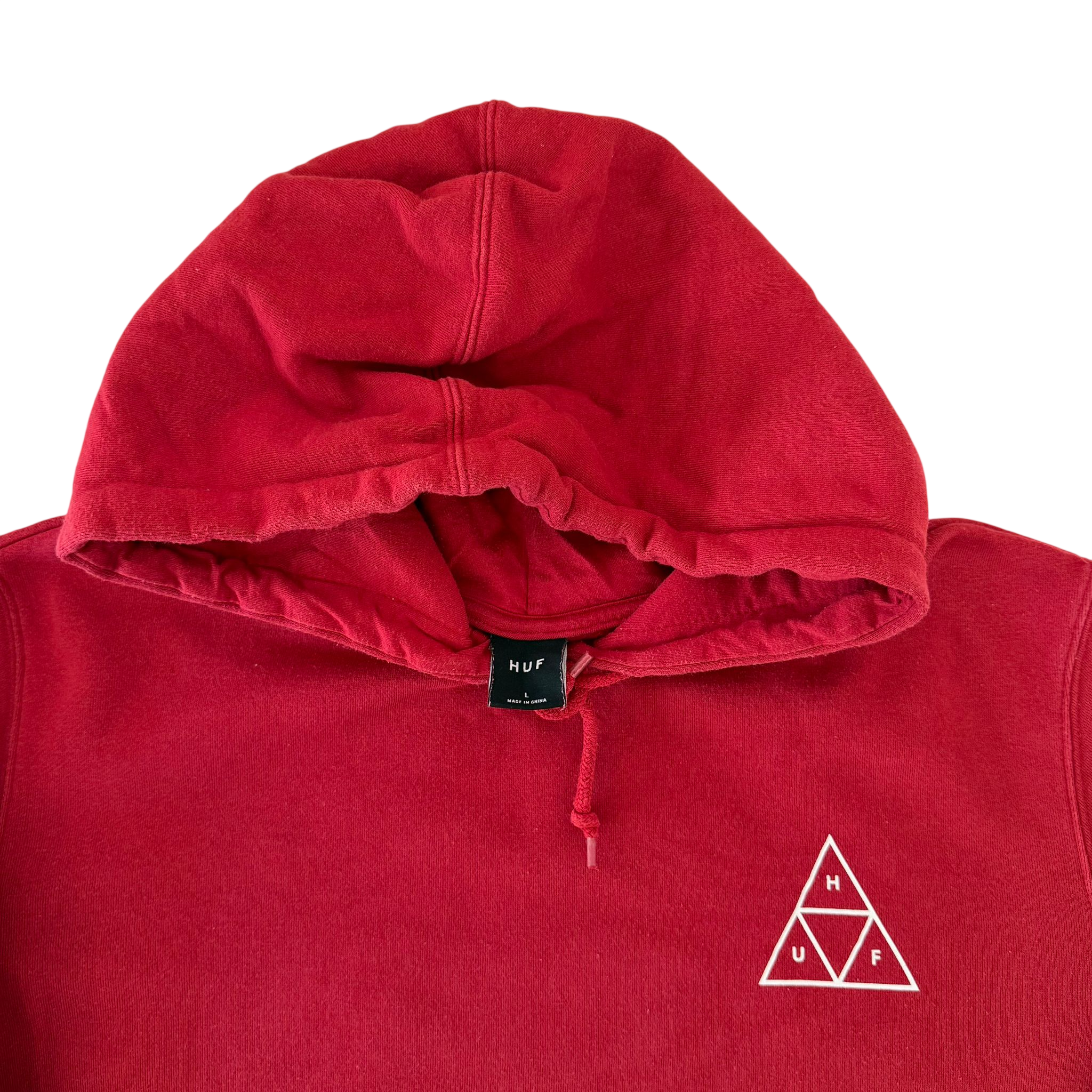 HUF TRIPLE TRIANGLE LOGO HOODIE (L)