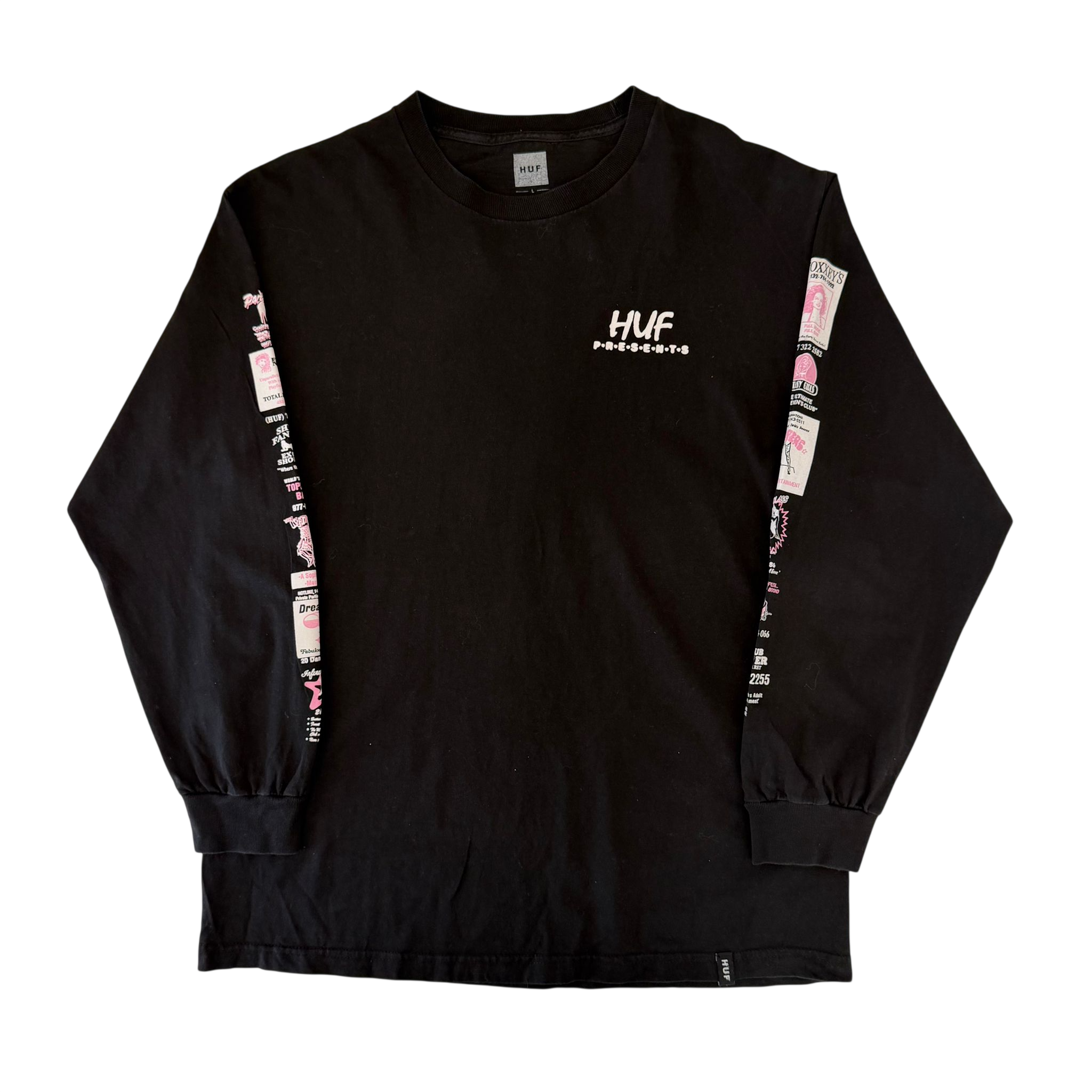 HUF PITSTOP LONGSLEEVE (L)