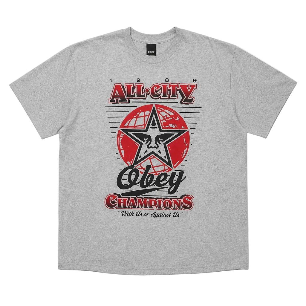 OBEY 1989 ALL CITY CHAMPIONS TEE (M)