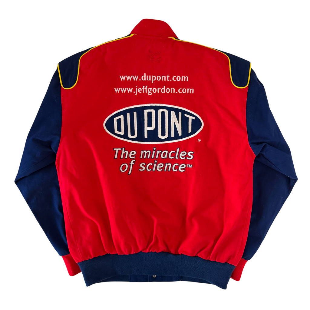 JH DESIGN CHASE AUTHENTIC DUPONT FLAME NASCAR JACKET (M)