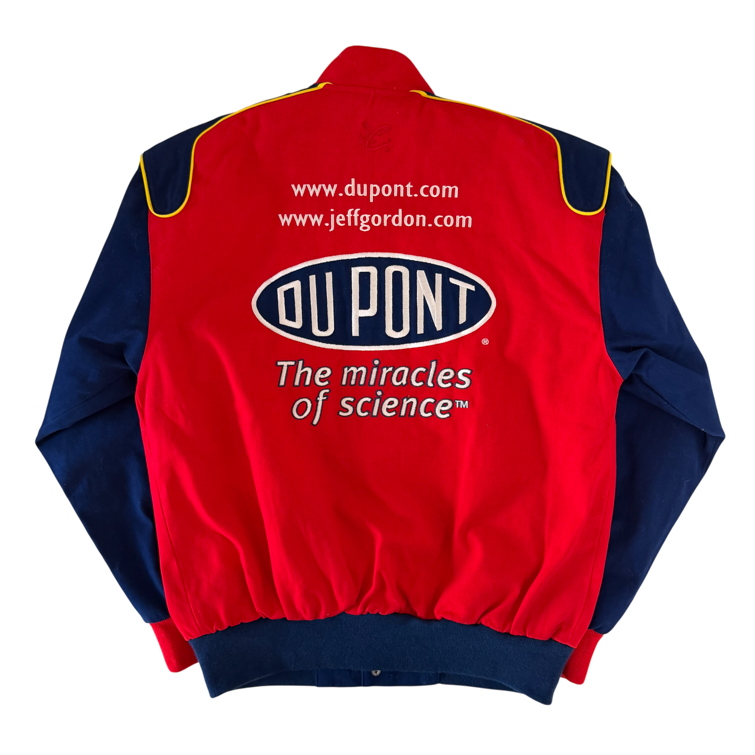 JH DESIGN CHASE AUTHENTIC DUPONT FLAME NASCAR JACKET (M)