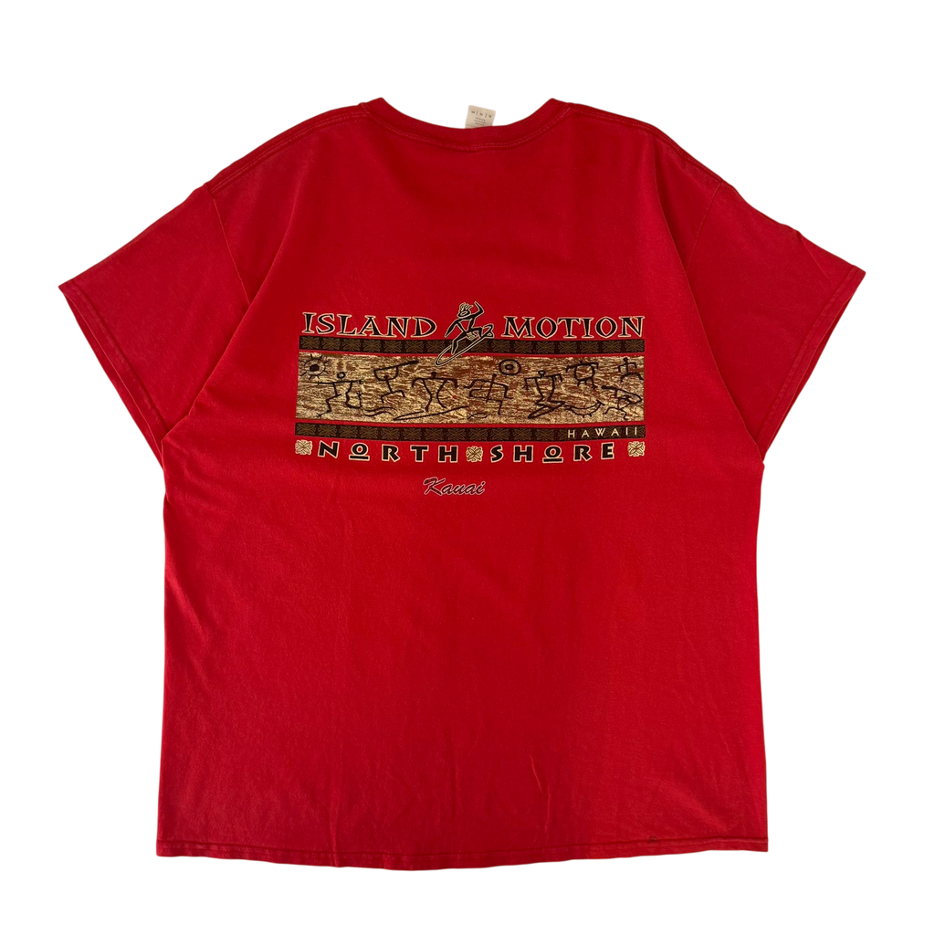 ISLAND MOTION HAWAII NORTH SHORE GRAPHIC TEE (XL)