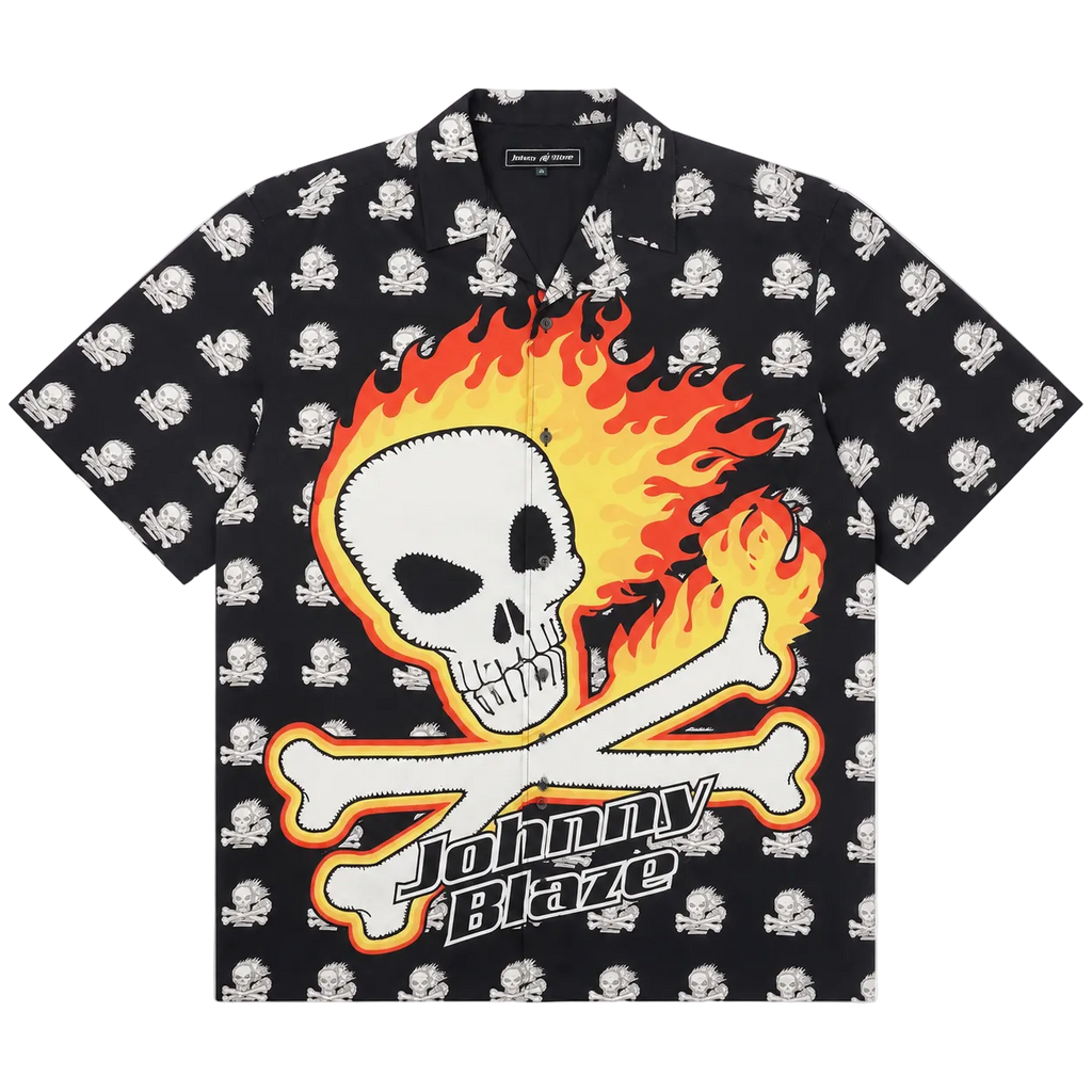JOHNNY BLAZE SKULL FLAME SHIRT (XL)