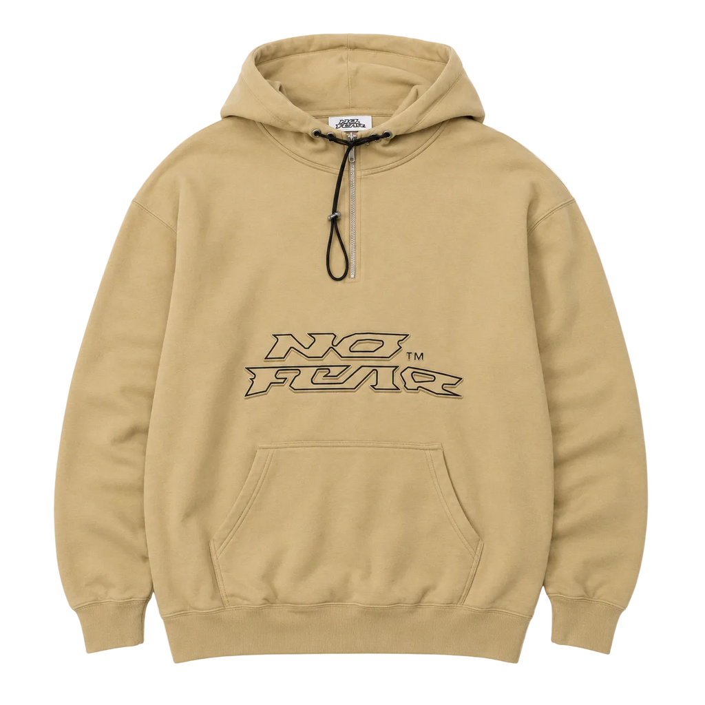 NO FEAR FAITH OVER FEAR QUARTER ZIP HOODIE