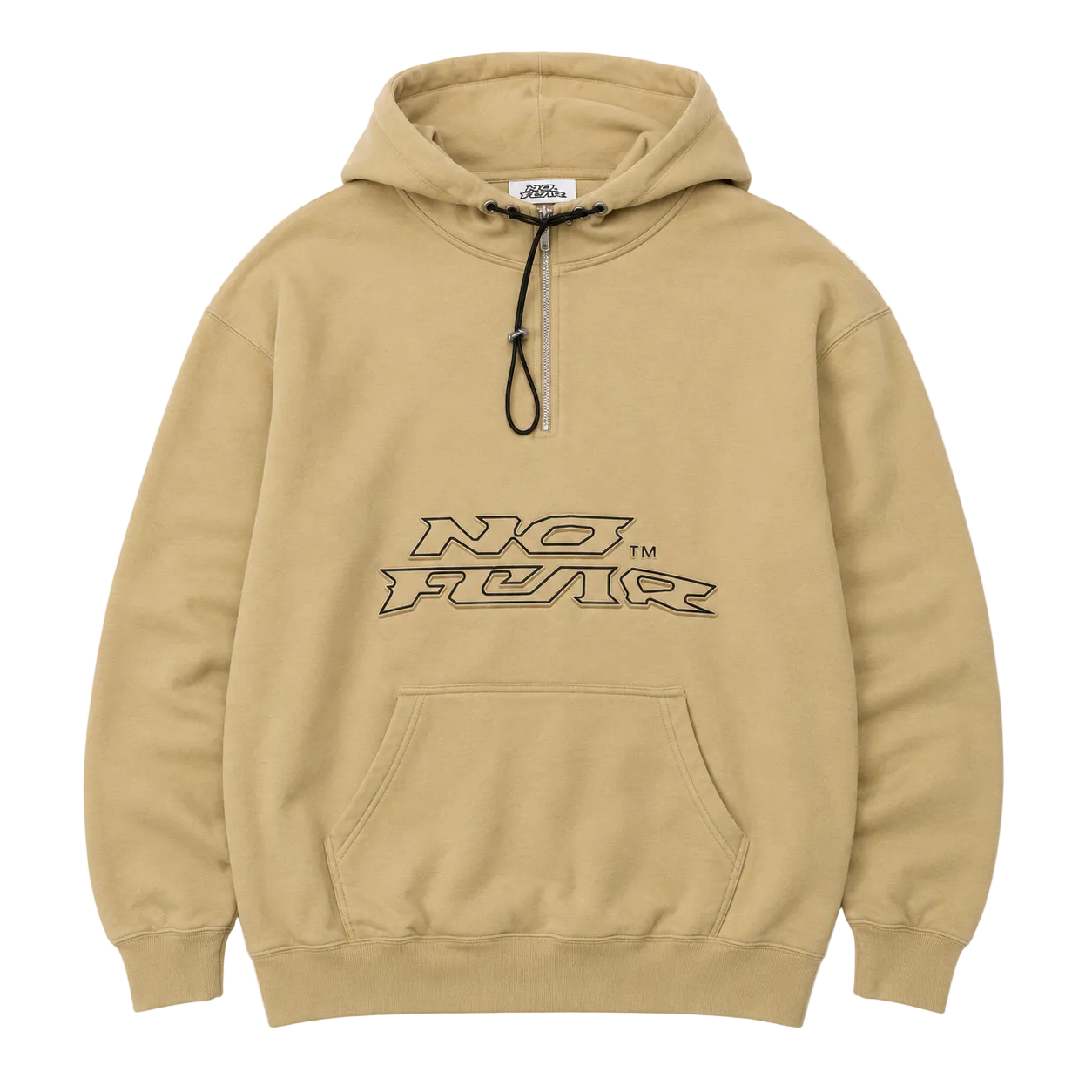 NO FEAR FAITH OVER FEAR QUARTER ZIP HOODIE