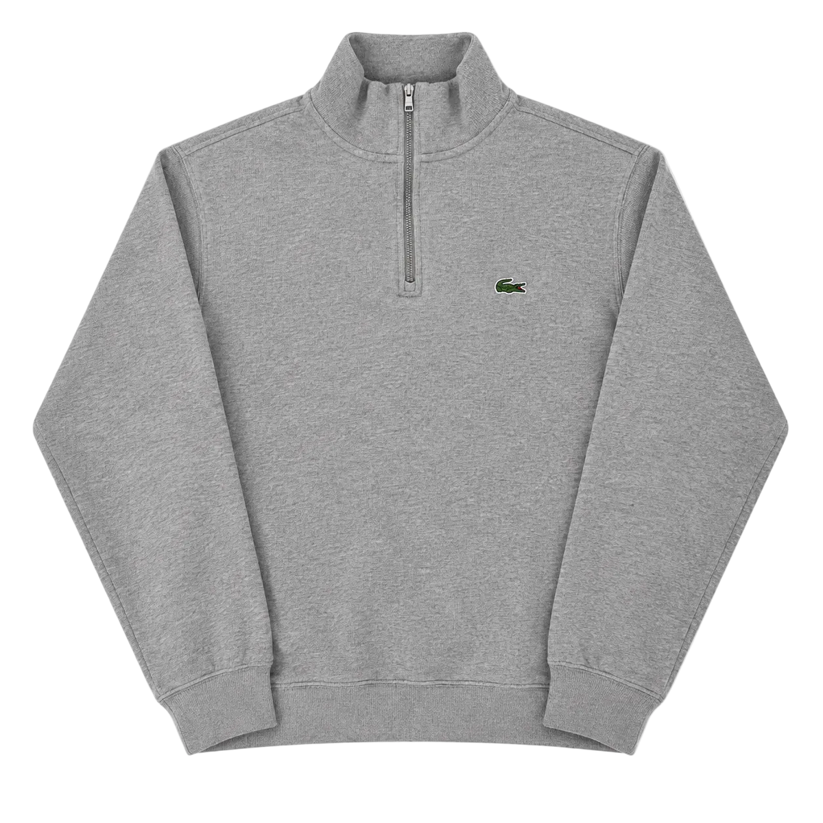 LACOSTE SMALL LOGO QUARTER ZIP SWEATER (S)