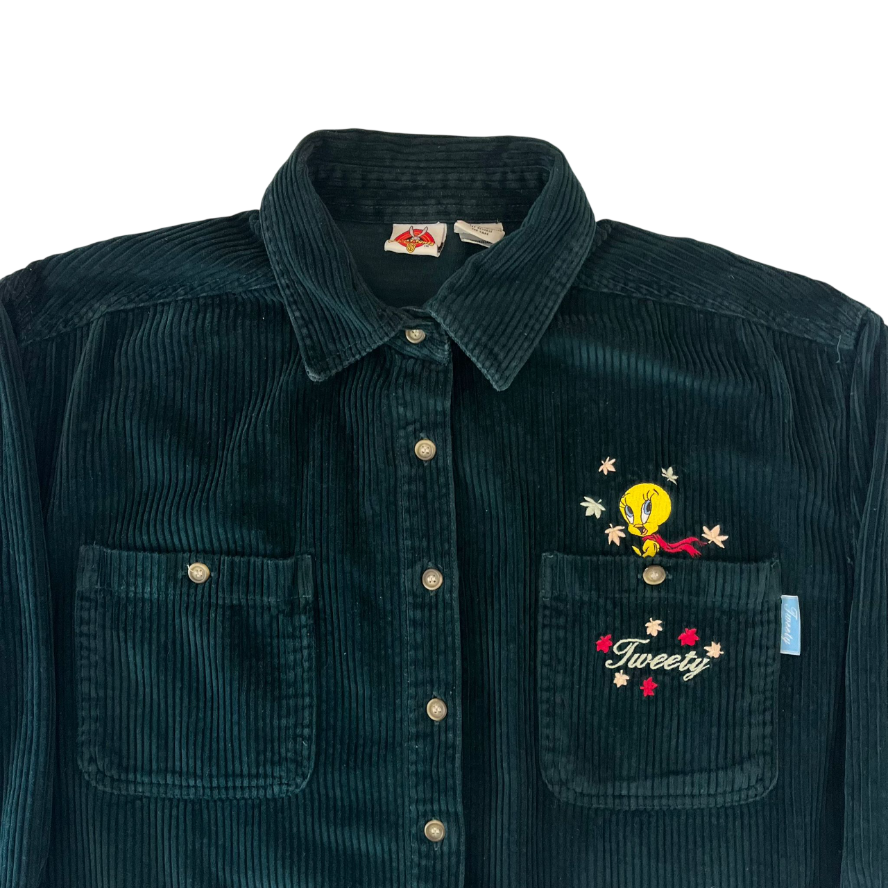 LOONEY TUNES TWEETY CORDUROY SHIRT (L)