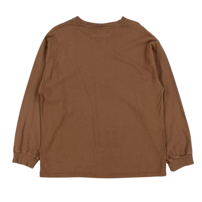 STUSSY TOP FORM EMBROIDERED POCKET LONGSLEEVE (M)